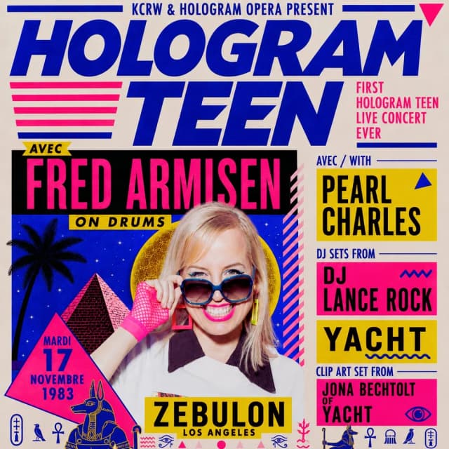 First Ever Hologram Teen Concert (with Fred Armisen on Drums)